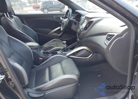 2016 Hyundai Veloster Turbo from USA, damaged, VIN KMHTC6AEXGU281207